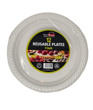 REUSABLE Medium Plastic Plates