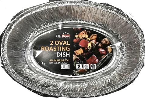 Al Oval Roasting Dish - Pack of 2