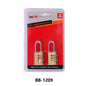 Combination Lock - Brass
