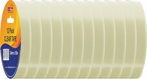 12 Pack Clear Tape