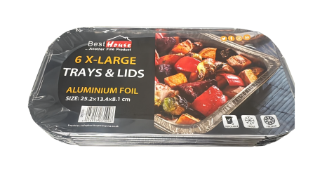 Xtra Large Al Container with Lids