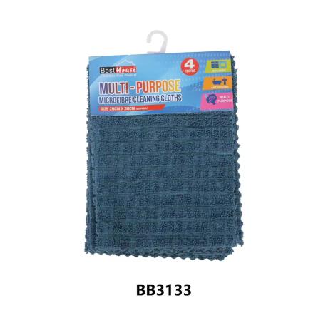 Microfibre Cloth - Pack of 4