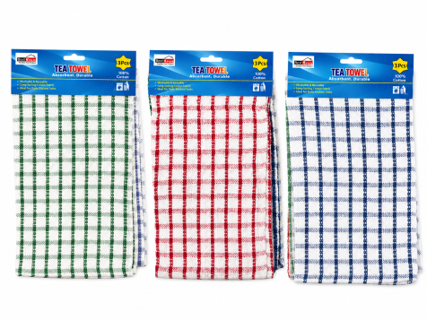 London Check Tea Towel