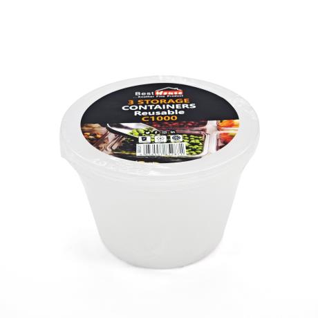 Round Food Container - Reusable