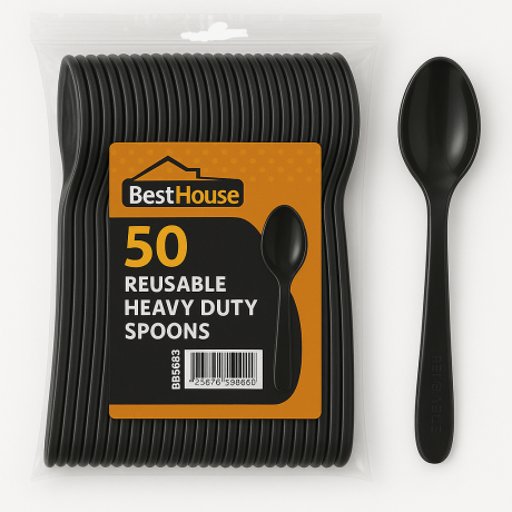 Heavy Duty Spoon - Black