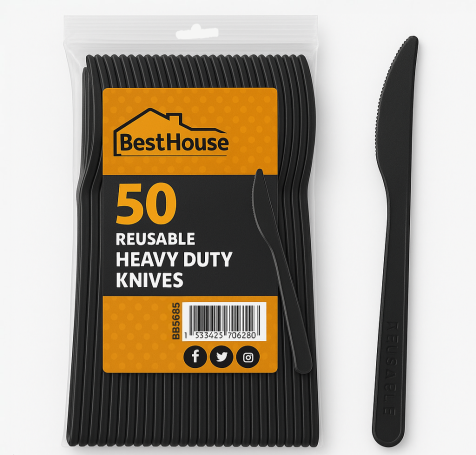 Heavy Duty Knives - Black