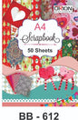 50 Sheets, A4 Scrap Book