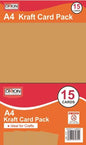 A4 Kraft Card Pack