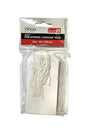 White Pre- Strung Luggage Tags