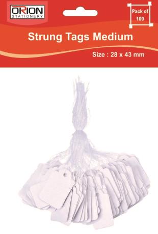 Strung Tag Memium Size