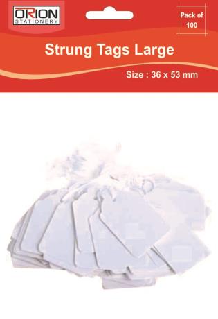 Strung Tag Large Size