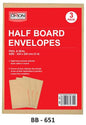 3 Pack Half Board Envelopes