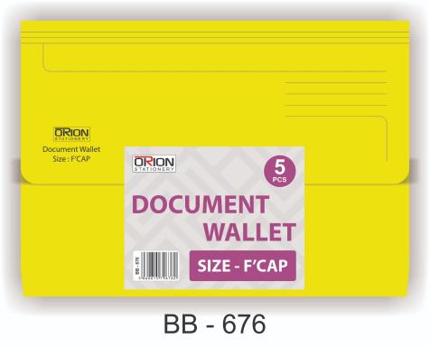 Pk 5 Foolscap Document Wallet