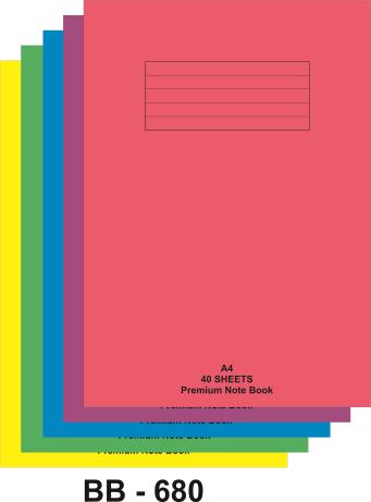 A4 Premium Note Book