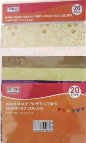 Pack of 20 Paper Strips