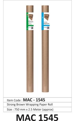 Strong Brown Wrapping Paper Roll