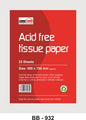 Acid Free Tissue Paper 25 Sheets Size