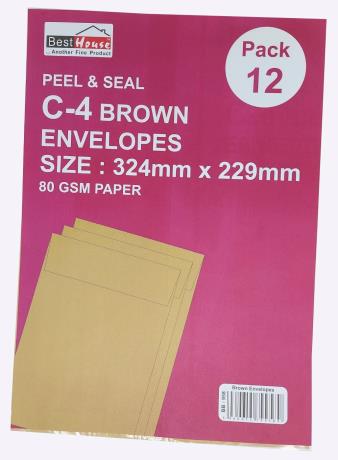12 Pack - C/4 - Brown -