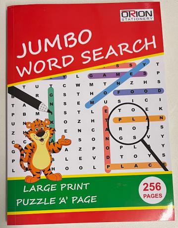 256 Pages - Jumbo Word Search
