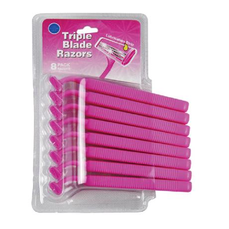 Triple Blade Razor Ladies 8pk