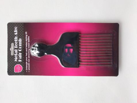 Metal Teeth Afro Hair Comb