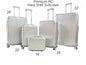 5pcs Premium PC Luggage Set Silver