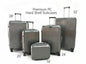 5pcs Premium PC Luggage Set Dark Grey
