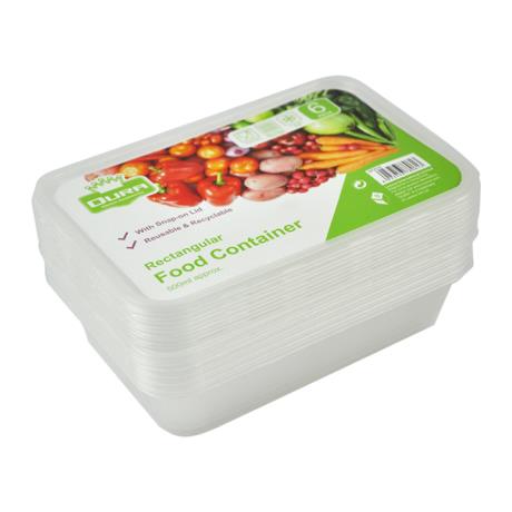 Micro Containers With Snap-On Lids 6pk