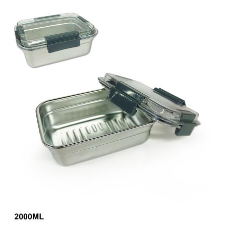 2000ml Stainless Steel Lunch Box