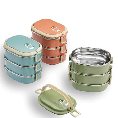 3 Tier Lunch Box 2100ml