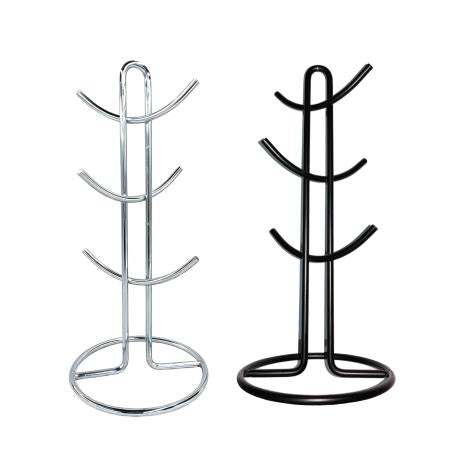 Heavy 6 Mug Holder Black/Silver