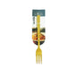 Golden Mirror Polish Stripy Fork 3pk