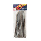 Silver Plastic Knives 15pk