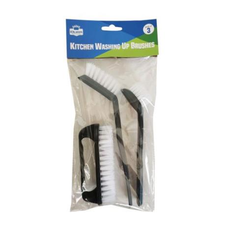 Kitchen Washing Up Brushes 3pk
