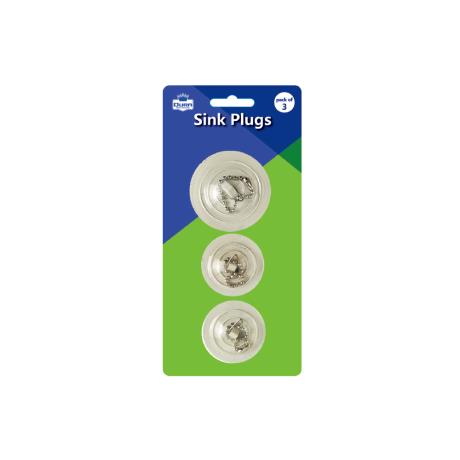 3pk Sink Plugs
