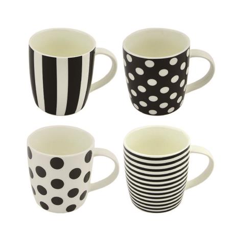 B/W Pattern Mug 9.5*8.5cm