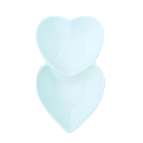 Twin Heart Sauce/Nut Bowl 15*8.5cm