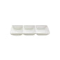 Triple SQ Sauce Bowl 23x7.3x2.5cm