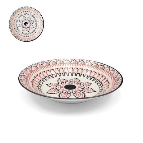 8'' Bohemian Soup Plate Red