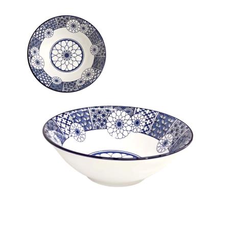 6'' Blue and White Bowl