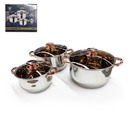 Dulexe Stainless Steel Cookware Set/6