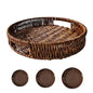 Rattan Woven Tray 3pc Set 25/30/35cm