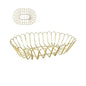 Golden Wire Basket 30x21x8cm