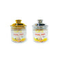 Clear Gold & Silver Canister 400ml