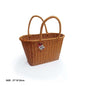 Wicker Shopping Basket 37x18x22c