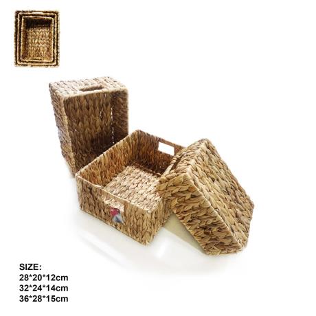 3pcs Storage Basket 36/32/28cm