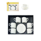 90ml Gilded Plain Coffee Cup and Saucer