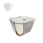 14oz White Mug Set/4