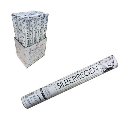 PARTY POPPER SILVER CONFETTI