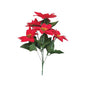 5 Heads Xmas Poinsettia